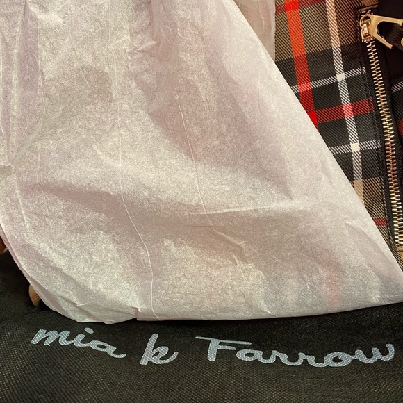 MKF- Mia k Farrow Nishi Plaid Backpack!! NWT!! main image 10